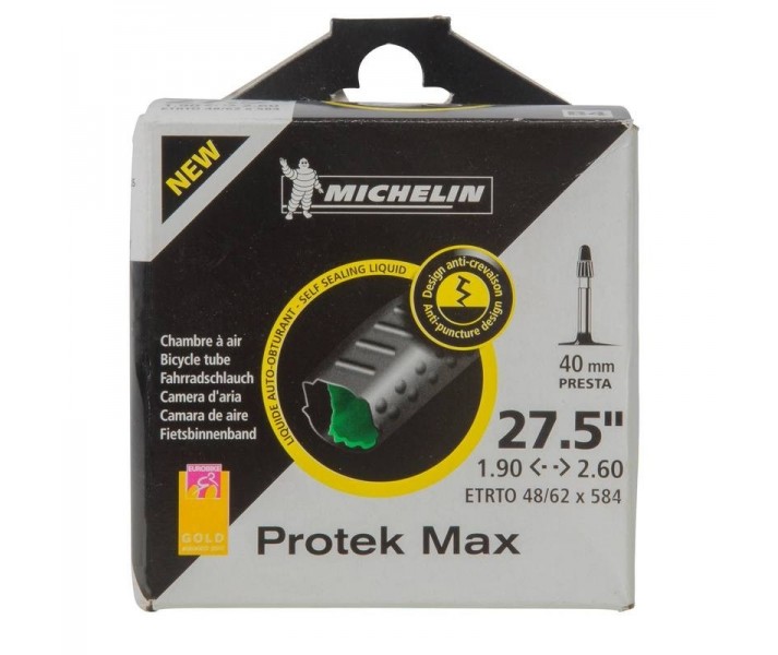 Cámara Michelin Protek Max 27.5X1.90-2.60 Presta 40mm