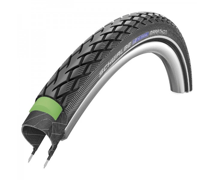 Cubierta Schwalbe Marathon Green Guard Rígida 20X1.50