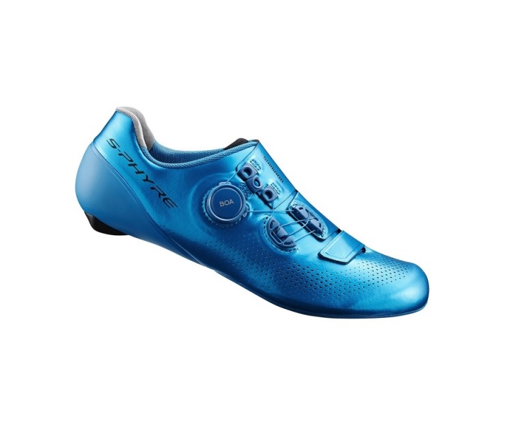 Sofocante Inspeccionar Ejercicio Zapatillas Shimano Carretera RC9T Azul - Fabregues Bicicletas