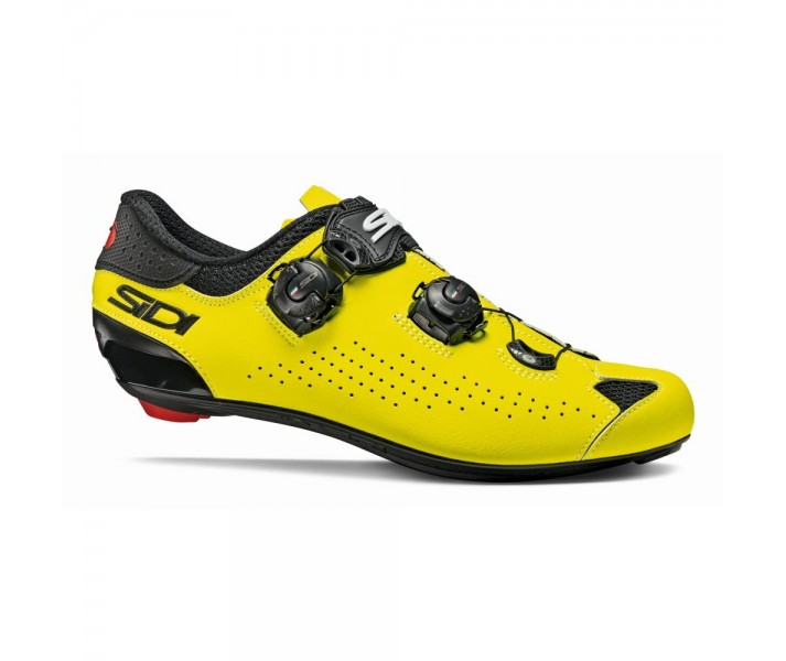 zapatillas sidi genius 10 amarillo fluo/negro