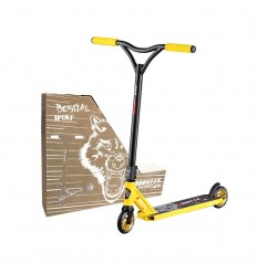 Patinete Bestial Wolf Booster B18 Negro / Amarillo