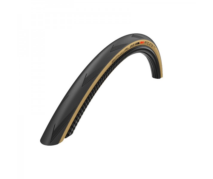 Cubierta Schwalbe Pro One TT 700x28 Evo Line Negro-Marrón