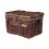 Cesto Delantero Basil Denton De Mimbre Marron Con Tapa 18 L (39X28X22)