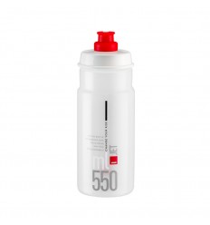 Bidón Elite Jet Plus 550Ml Blanco Logo Rojo