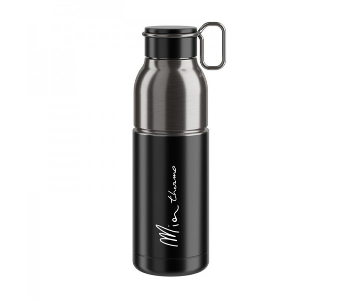 Bidón Termo Elite Mia 550Ml Negro/Plata