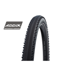 Cubierta Schwalbe Hurricane 28X1.60 Hs499 Performance Line Negro 42-622