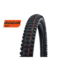 Cubierta Schwalbe Big Betty 26X2.40 Hs608 Performance Line Bikepark Addix Rigida Negro 62-559