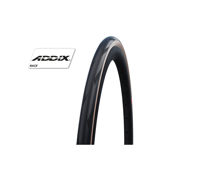 Cubierta Schwalbe Pro One 700X28C Hs493 Evo V-Guard Addix Race Tubeless Plegable Negr/Transl. 28-622