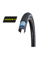 Cubierta Schwalbe Marathon E-Plus 28X1.50 Hs498 Perf Twinskin Smart Dualg. Addix Rig. Neg.Ref.40-622