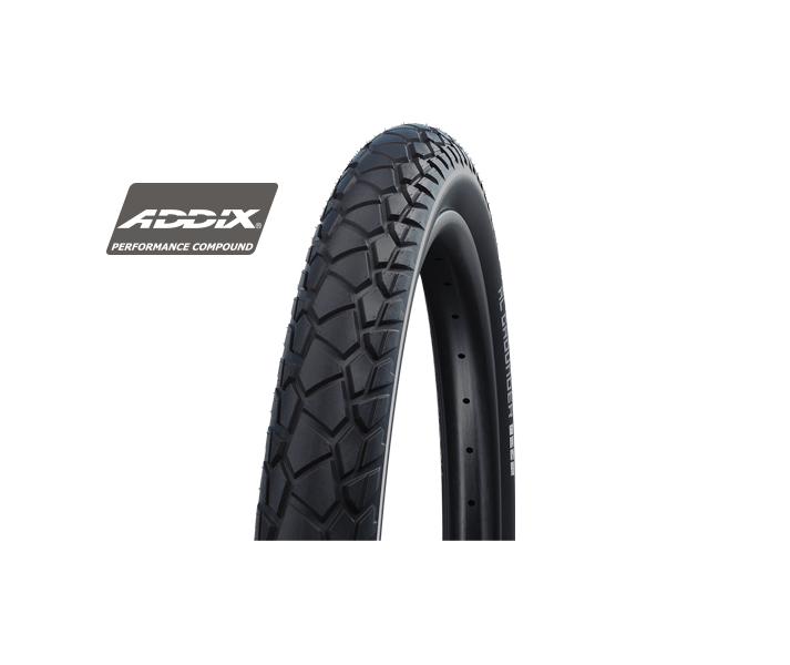 Cubierta Schwalbe Al Grounder 29X2.35 Hs611 Perf Dd Raceguard Addix Rigida Negro Reflect. 60-622