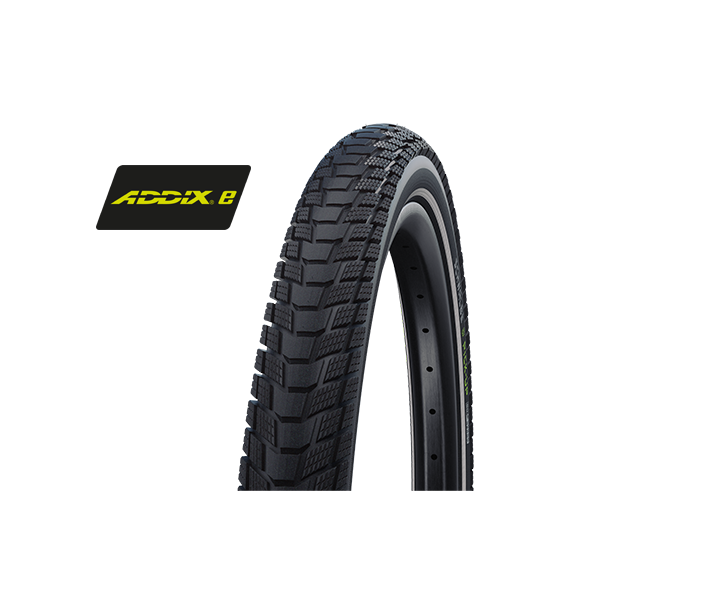 Cubierta Schwalbe Pick-Up 24X2.35 Hs609 Perf Super Defense Twinskin Addix E Rigida Negro Refl.60-507