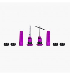 Kit Mechas Muc-Of Reparacion Tubeless Para Manillar Morado