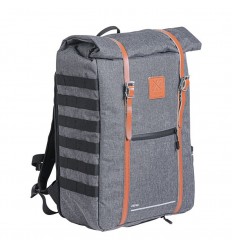 Mochila Zefal Urban Backpack Fijacion Universal 27L Plegable Impermeable Gris/Marron