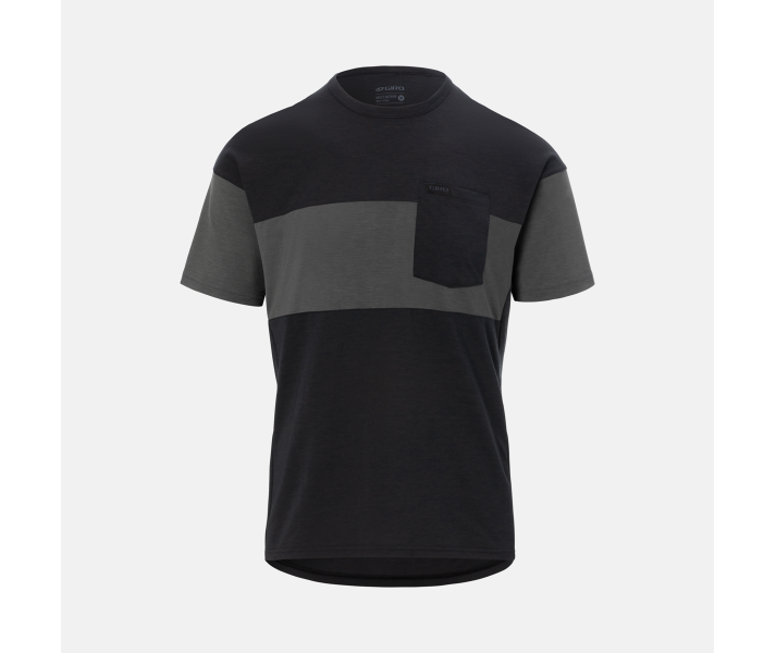 Jersey Giro Ride Jersey Negro/Charcoal