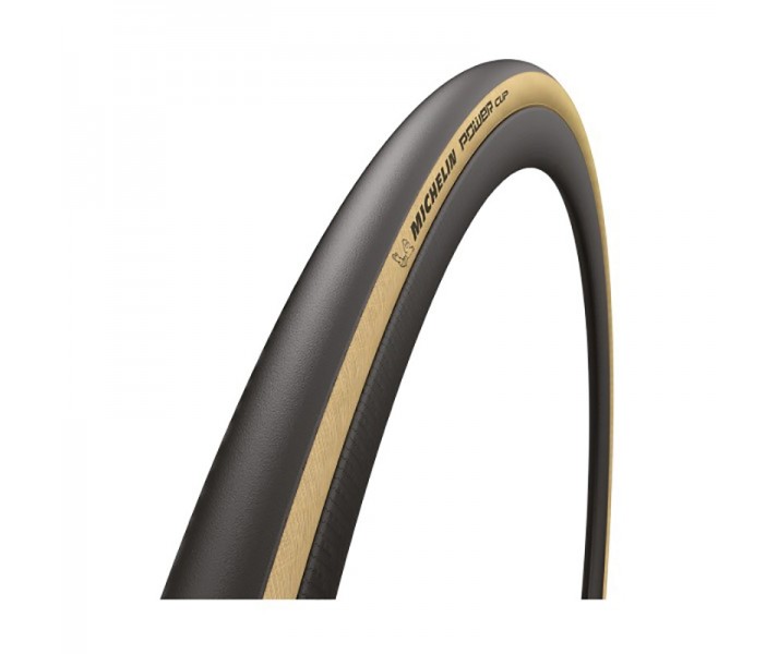 Cubierta Michelin Power Cup 700X28C Competion Line Plegable Negro/Marron 28-622