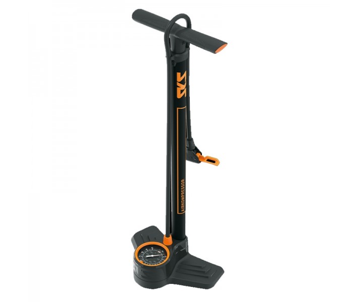 Hinchador Pie SKS Airkompressor 10.0 Naranja/Negro