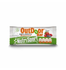 Caja Barritas Nutrisport Outdoor 20 Unidades Sabor Red Berries