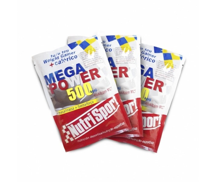 Caja Sobres Nutrisport Megapower 20000 40 Sobres De 110 G Sabor Fresa