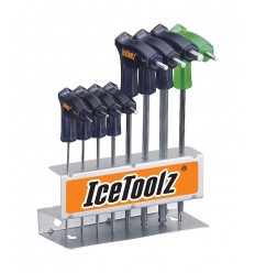 Juego Llaves Icetoolz Profesional Allen/Torx/Estrella T25 8 Piezas