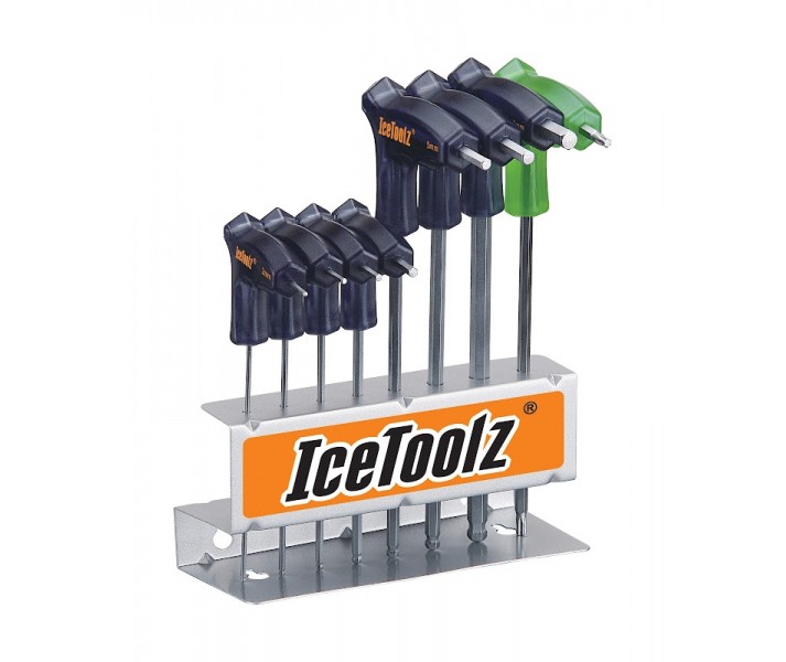 Juego Llaves Icetoolz Profesional Allen/Torx/Estrella T25 8 Piezas