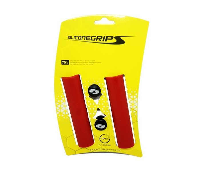 Puños SiliconeGrips Silicona Rojo