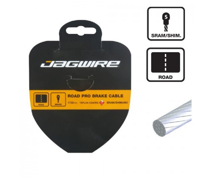 Cable Freno Jagwire Carretera Slick Stain 1.5x2000mm Sram-Shimano