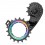 Jaula Cambio Absolute Black Hollowcage Sram AXS Carbono Arcoiris