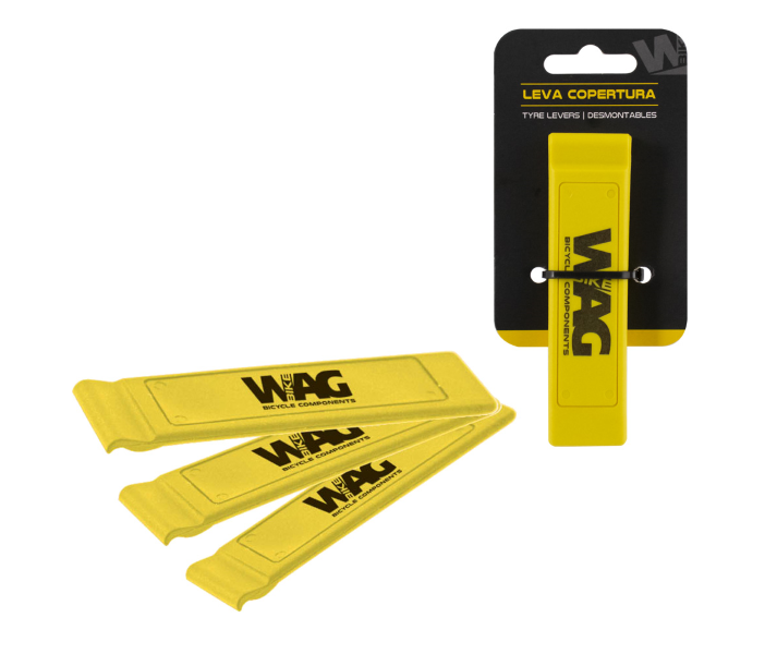 Kit 3 desmontables WAG Super Rigido Plano Nylon Amarillo