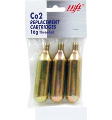 Pack 3 Cartuchos CO2 WAG 12g Rosca