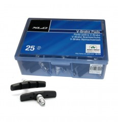 Caja de 25 pares de zapatas de freno V-Brake 70mm Negro