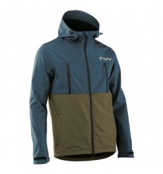 Chaqueta Northwave Easy Out Softshell Azul-Verde Forest