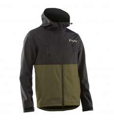 Chaqueta Northwave Easy Out Softshell Verde Forest-Negro