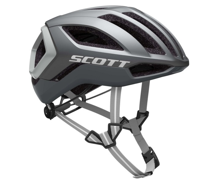 Casco Scott Centric Plus (Ce) Plata / Gris