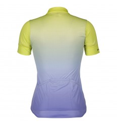 Maillot Scott Mujer Endurance 15 Ss Amarillo / Azul