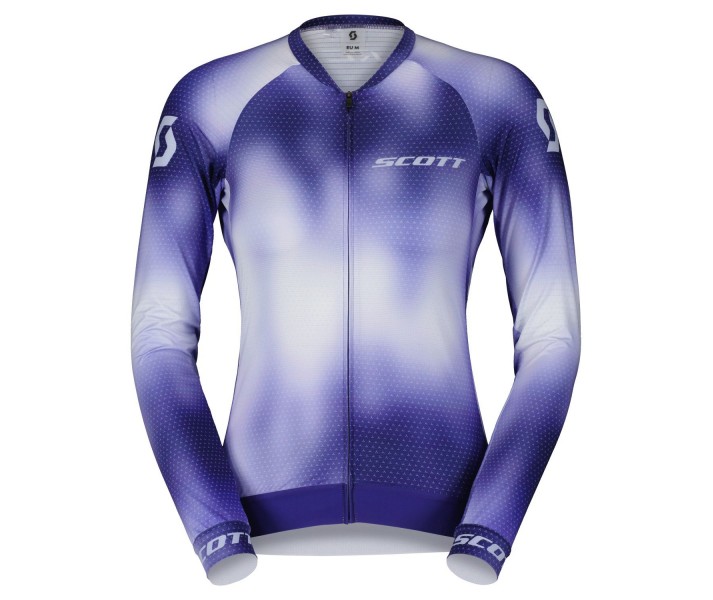 Maillot Scott Mujer Rc Pro Ls Azul / Azul