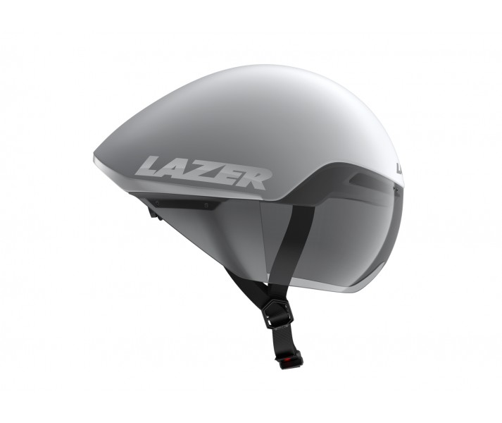 Casco Lazer Victor KC Blanco Plata Mate