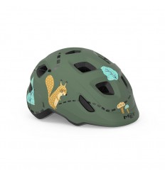 Casco Infantil Met Hooray MIPS Rosa/Verde Bosque