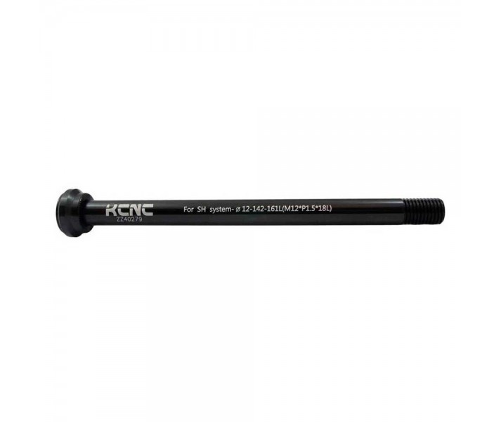 Eje pasante trasero KCNC KQR08 MTB M12x1.75xL188mm Rock Shox Negro