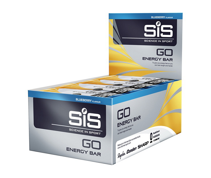 Caja Barritas Gel SIS Go Energy Azul Baya 30x40gr