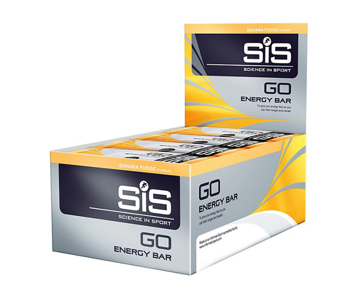 Caja Barritas Gel SIS Go Energy Plátano Caramelo 30x40gr