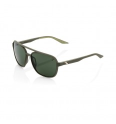 Gafas 100% Kasia Verde Militar - Lente Gris Verde