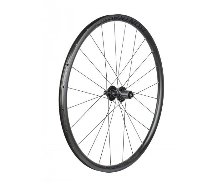 Rueda Trasera Bontrager Affinity TLR Centerlock 700c Shimano Negro/Gris oscuro