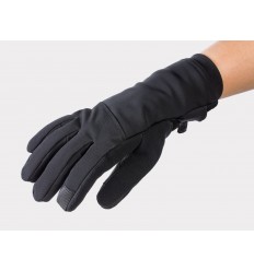 Guantes Largos Mujer Bontrager Velocis Softshell Negro