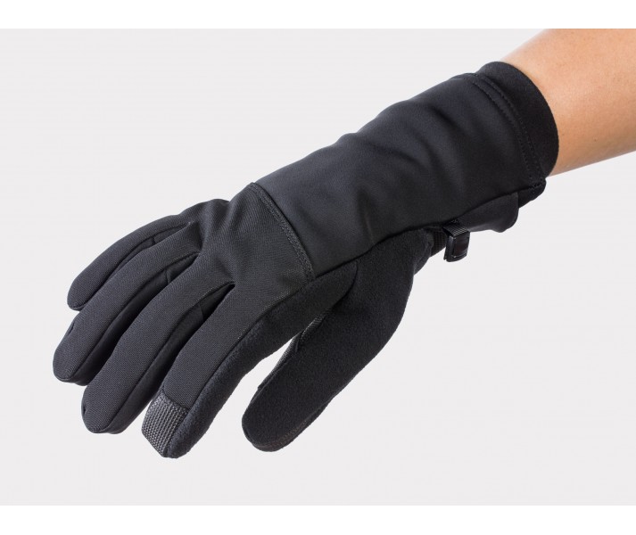 Guantes Largos Mujer Bontrager Velocis Softshell Negro