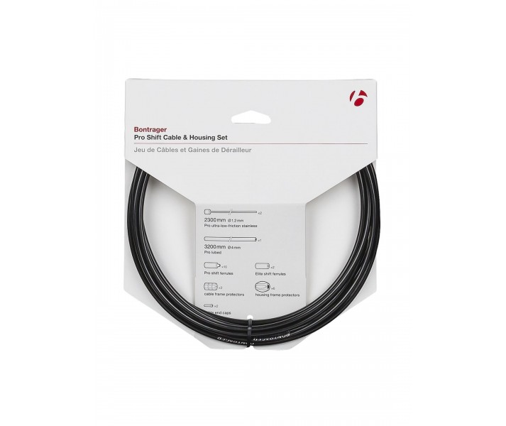 Juego Cables y Fundas Cambio Bontrager Pro Negro