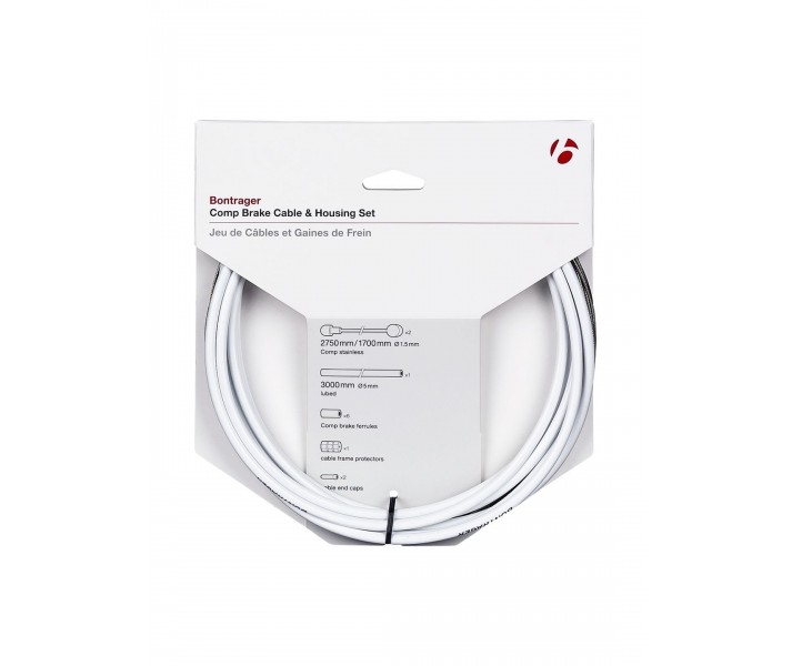 Juego Cables y Fundas Freno Bontrager Comp Blanco