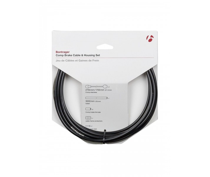 Juego Cables y Fundas Freno Bontrager Comp Negro