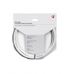 Juego Cables y Fundas Cambio Bontrager Comp Blanco