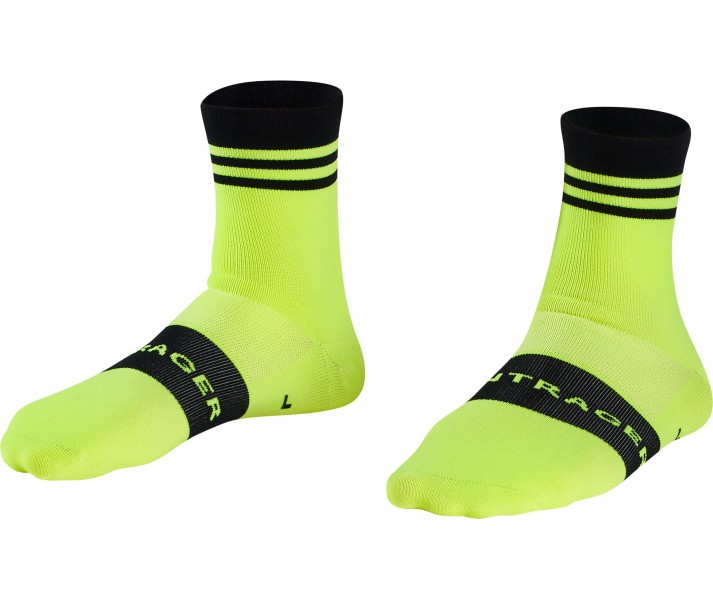 Calcetines Bontrager Race Quarter Amarillo radioactivo