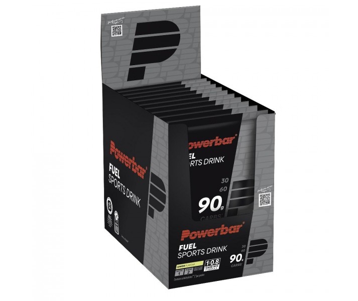 Sobres PowerBar Fuel 90 Black Line Limón 10 Unidades